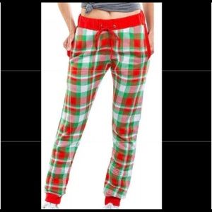 Tipsy Elves Sz Large Mad Plaid Jogger Lounge Pant